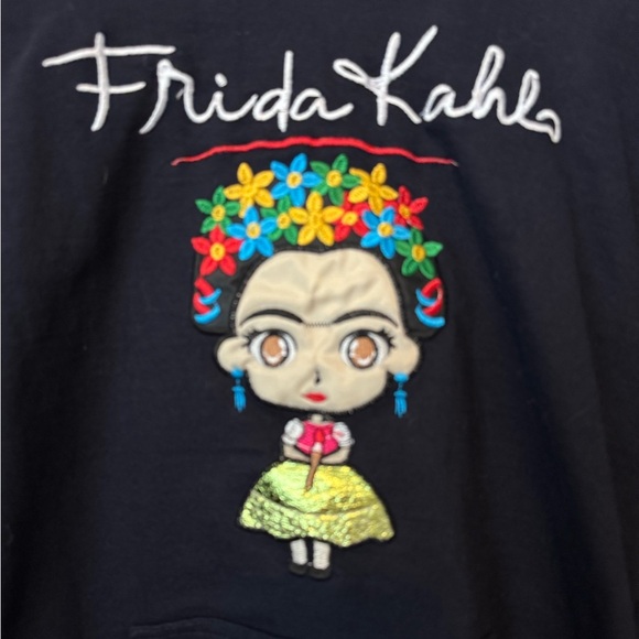 Embroidered Frida Kahlo Sweatshirt Hoodie
Size Medium - Picture 2 of 8